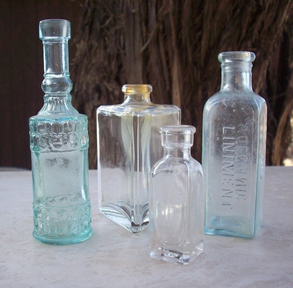 Vintage Aqua Dr. J.H. McLean's Volcanic Oil Liniment