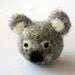 Koala Bear - wool catnip toy
