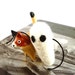 Spooky White Ghost Catnip Cat Toy - Needle Felted Wool