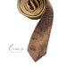 Retro map tie. Print on narrow necktie