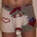 Sexy men Shorts Handmade, Men, Present, Gift Underwear, Faux Fox pattern