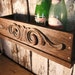 Rustic Primitive Cubby Shelf Made from Reclaimed Wood