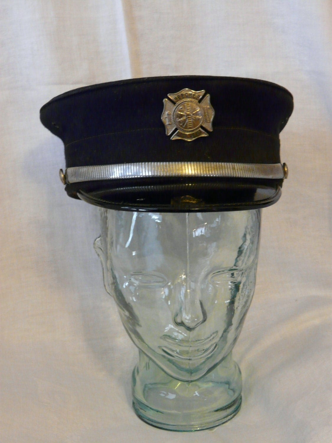 Fireman's Dress Hat With Badge