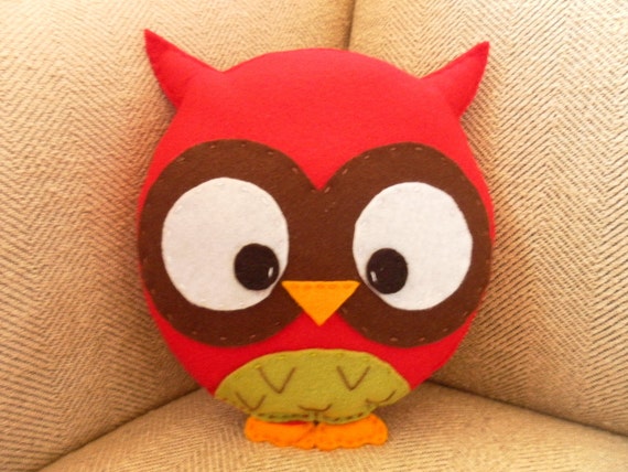 large plush owl