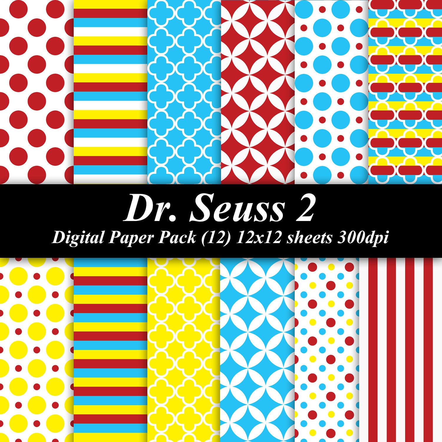 Dr. Seuss Digital Papers