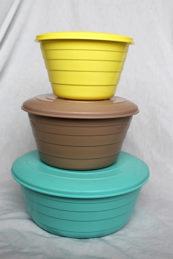 Stanley Flex Nesting Plastic Bowl Set of 3 by ItsStillLife on Etsy