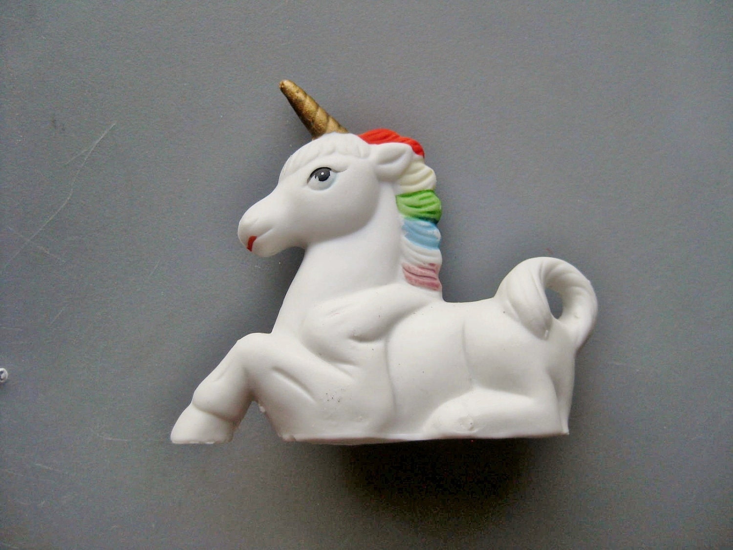 white unicorn figurine