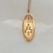 Antique Victorian Locket . Rare Beatrice Skinny Oval with Brilliants . 1903 .