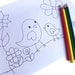 Birdie Coloring Page Printable PDF Instant Download Cute