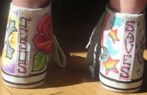 Hand Painted Shoes sneakers children ALL SIZES