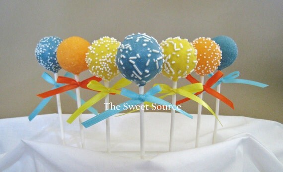 Cake Pops: Birthday Cake Pops Made to Order with High Quality Ingredients Il_570xn