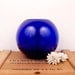 vintage cobalt blue round vase