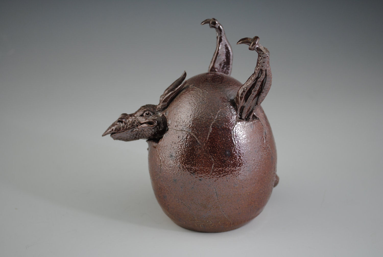 Dragon Hatching From Egg Sculpture