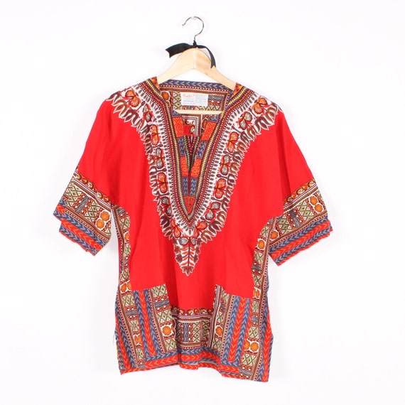 Vintage 70s // Indian HIPPIE dashiki TUNIC shirt // by shopCOLLECT