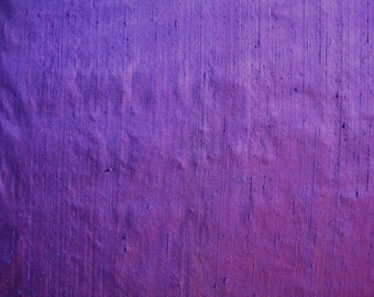 Iridescent Purple Dupioni SILK