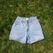 Vintage High Waisted Denim Shorts - 27 w
