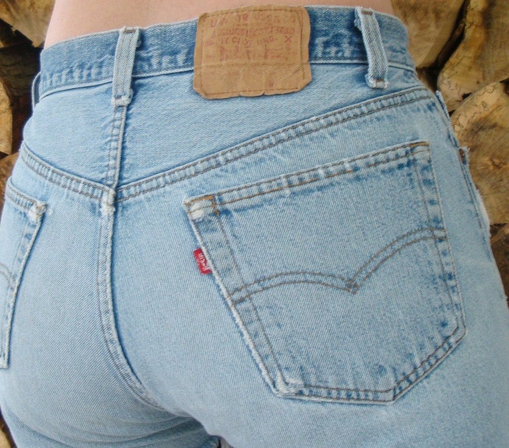 Vintage LEVIS BUTTONFLY High Waisted JEAN by TaborsTreasures