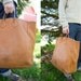 RARE Vintage 40's L.L. Bean Leather Field Tote Shopper Bag