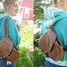 Buttery Leather Teardrop Backpack Sling