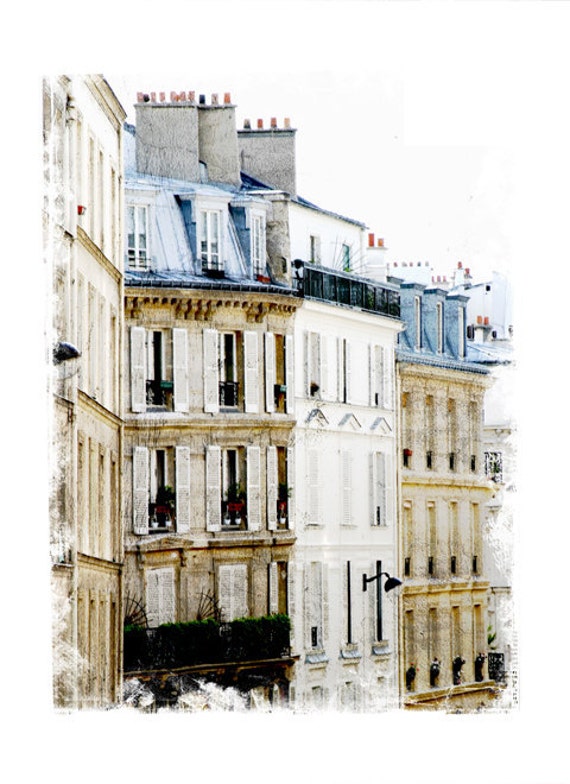 Items similar to Houses in Paris - Paris Photo - Fine Art Photography ...