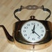 vintage Tea Pot Kitchen Clock...G. E. Working Condition