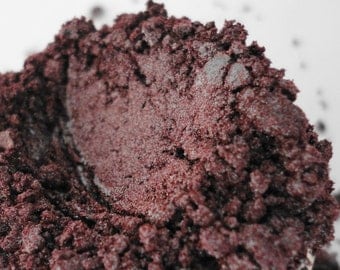 Plum Eye Shadow Mineral Makeup Eyeliner Purple 10g Sifter Jar Plum Smokey eyes Cosmetics Eyeshadow Organic SIN