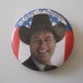 Vintage Pinback Pin JR Ewing for President Dallas Larry Hagman