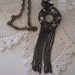 Vintage Necklace large pendant Sara Coventry Boho ethnic style