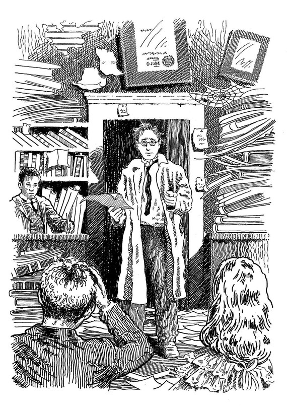 Original Pen & Ink Children's Book Illustration by MarkEdwardGeyer