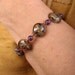 Copper Bracelet Amethyst Beads