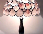 Stained Glass  Seashells Table Lamp