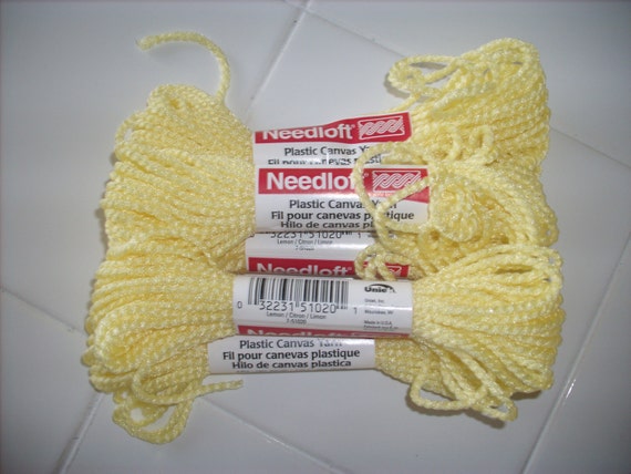 Needloft plastic canvas yarn by Uniek-lemon by ...