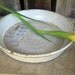 RESERVED - Primitive Stoneware Ceramic Handmade 9" Pie Plate