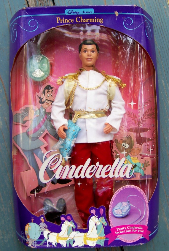 NRFB Barbie Cinderella PRINCE CHARMING doll Disney Classics