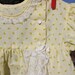 Lemon Blossom - Vintage Homemade Sweet Baby Girls Dress, Summer Yellow, 6 - 12 months