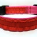 Ruffle Dog Collar, Sweet adorable Red and Pink Cute Collar