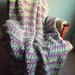 Spring Watercolor Afghan Blanket