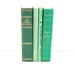 Reserved for Jessica- Bright Green Vintage 4 Books Home Decor Cottage Style