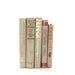 Light Beige Vintage 5 Book Collection Cottage Style Home Interior Design