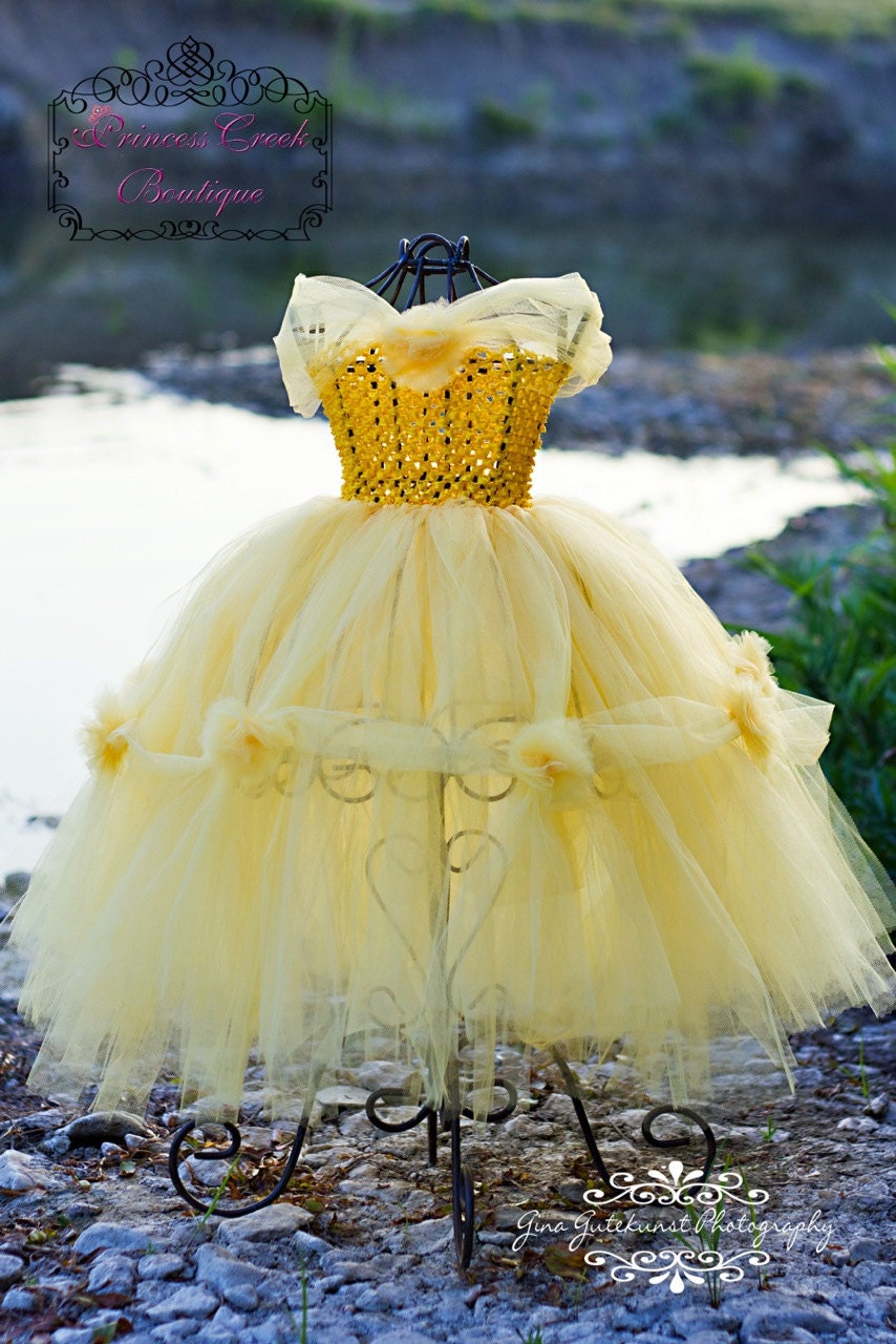 belle inspired dress