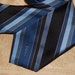Vintage Skinny Necktie mens G. GALVANI 1980s Tie Mad Men Office Made in Italy . Valentine gift.