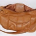 90's designer Fossil summer leather purse Organizer handbag in a light brown Shipping from Colorado USA