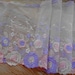 Lavender Rose Embroidered Trim Floral Pattern for Home Decor Altered Couture Costume Bra Lingerie Supplies 7.87Inches Wide 2 Yards