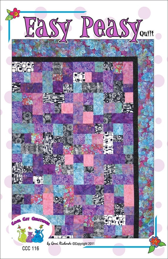 Easy Peasy Quilt Pattern by Cool Cat Creations