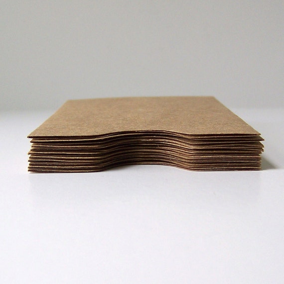 10 Kraft Paper Gift Card Sleeves Envelopes for Photos
