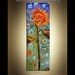 Reserved for Roussiat - Original contemporary Palette Knife Textured floral fine art by P. Nizamas 30" ready to hang