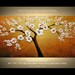 Original Modern Palette Knife Oil Painting on Canvas Enveloped in Blossoms by P. Nizamas 48"