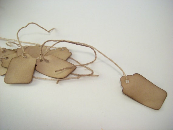 Vintage Aged Look Hand-Dyed Tags (200) Il_570xn