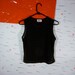 Gold Glitter Black Cyber 90s Rave Sleeveless Tops Club Kid M