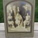 Antique Wedding Photograph Early 1900s Young Couple and Wedding Party Beautiful Antique Picture
